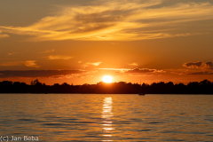 Sonnenuntergang hinter Kressbronn