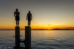 "Cliff diving" am Bodensee
