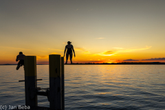 "Cliff diving" am Bodensee